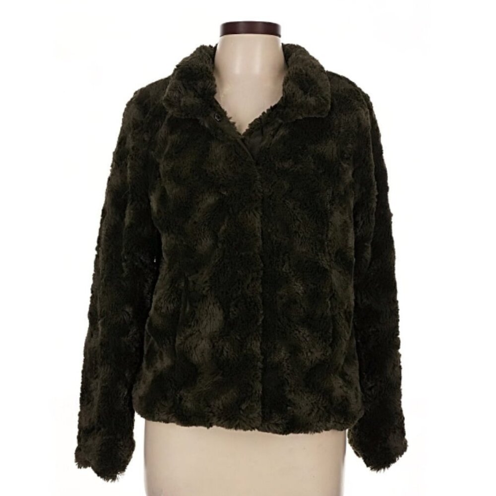 Vero Moda Faux Fur Teddy Jaket in Peat